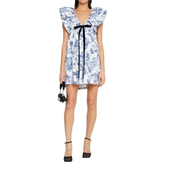 o.p.t. Didi Dress Blue Size Medium NWT - Picture 3 of 10